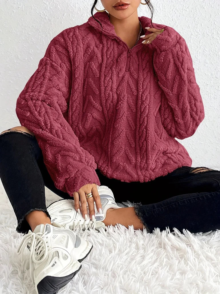 Pull en polaire douce