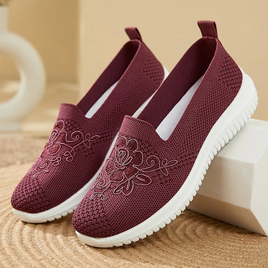 Ballerines confortables Rose pour femmes