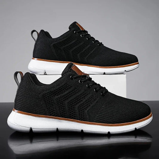 Baskets montantes respirantes en maille pour hommes