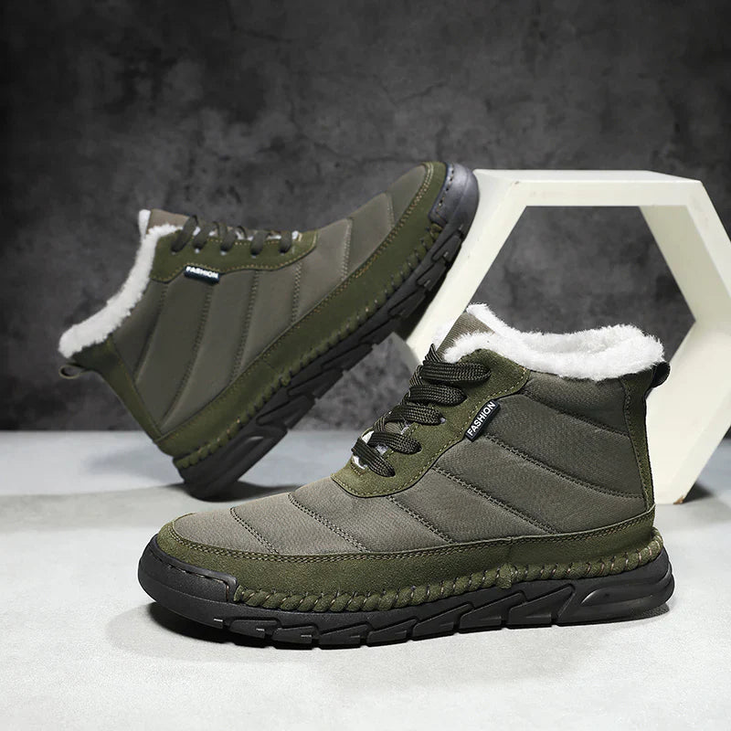 Bottes de travail et de randonnée imperméables, antidérapantes et thermiques pour hommes