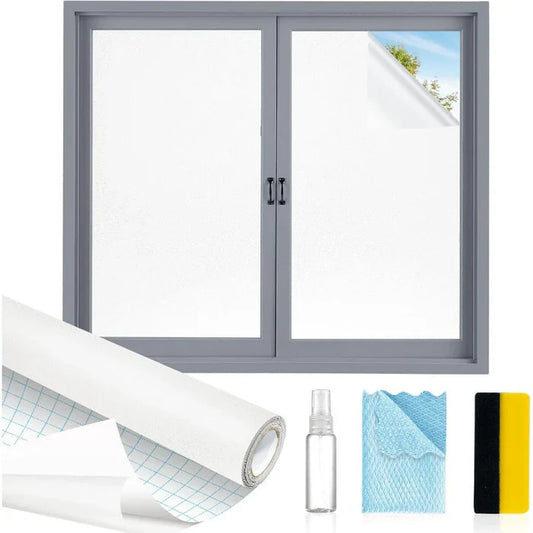 Film réfléchissant unidirectionnel pour vitres avec kit d'installation à faire soi-même