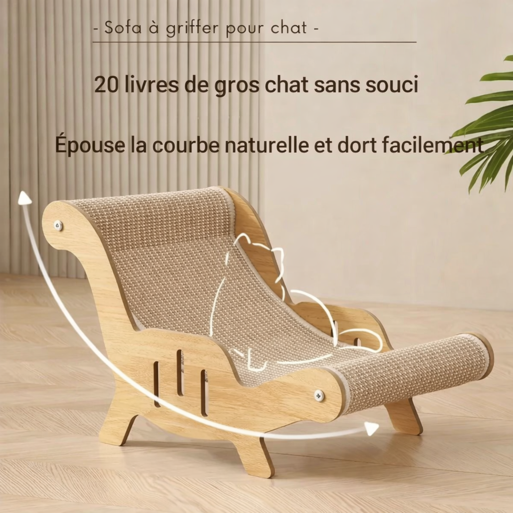 Fauteuil Lounge Griffoir Pour Chat
