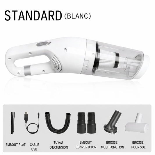 Aspirateur à main portable sans fil pour poils d'animaux