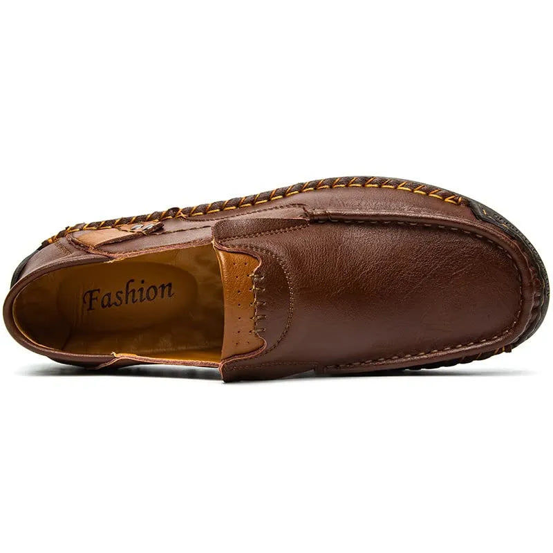 Mocassins effet cuir pour hommes