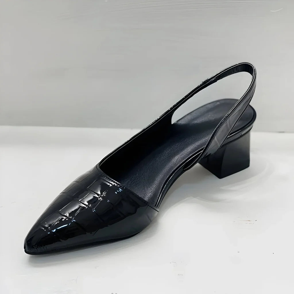 Escarpins confortables à coupe large pour femmes