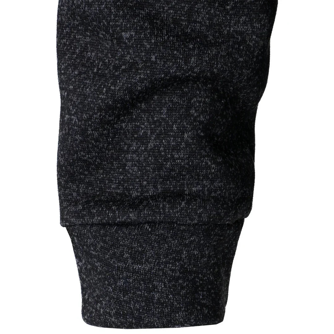 Pull moderne en maille à col boutonné