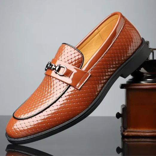 Mocassins classiques effet cuir pour hommes