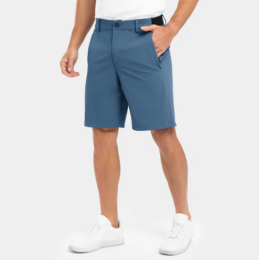 Short de golf décontracté léger, extensible et à séchage rapide pour homme