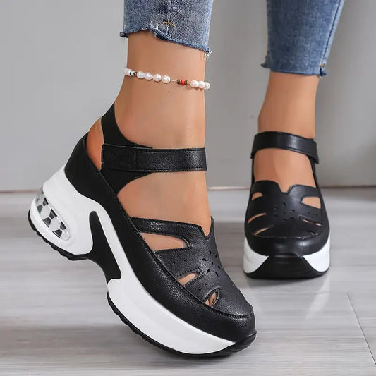 Sandales rembourrées confortables pour femmes, pour un usage quotidien