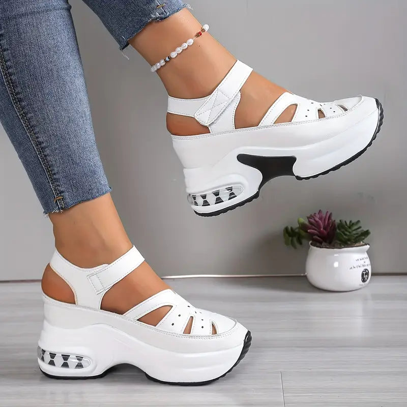 Sandales rembourrées confortables pour femmes, pour un usage quotidien