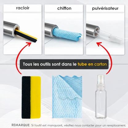 Film réfléchissant unidirectionnel pour vitres avec kit d'installation à faire soi-même