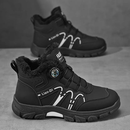 Chaussures de travail d'hiver résistantes à l’eau pour hommes