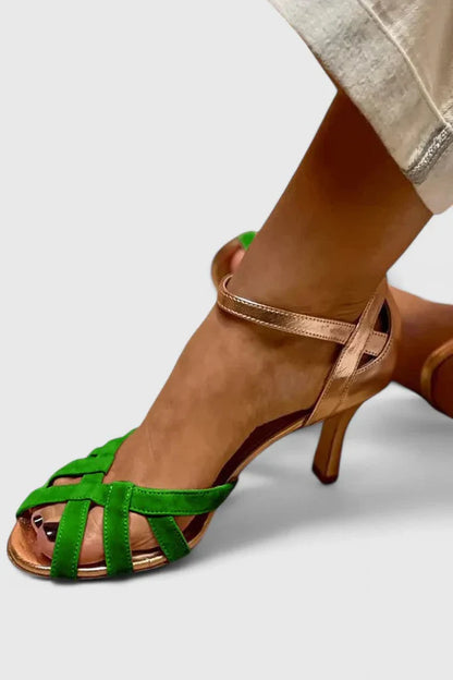Sandales à talons compensés confortables pour femmes