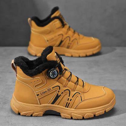 Chaussures de travail d'hiver résistantes à l’eau pour hommes