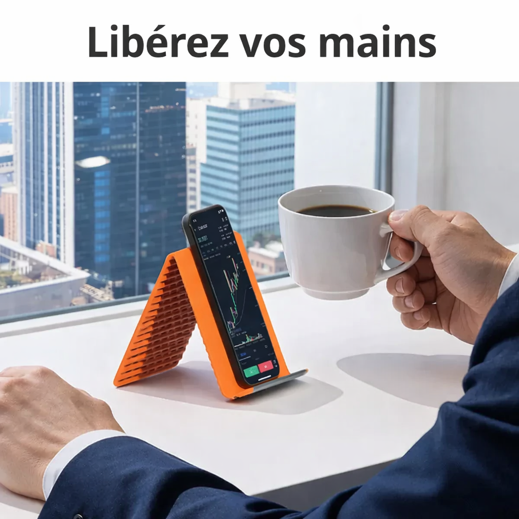 Support de téléphone flexible et réglable avec pince