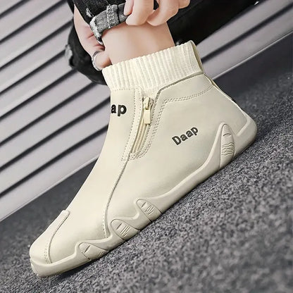 Bottes de neige chaudes pour hommes – Résistantes à l'eau et antidérapantes