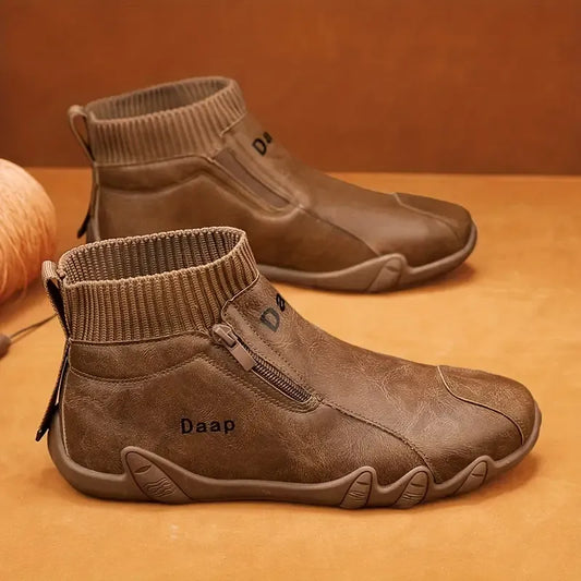 Bottes de neige chaudes pour hommes – Résistantes à l'eau et antidérapantes