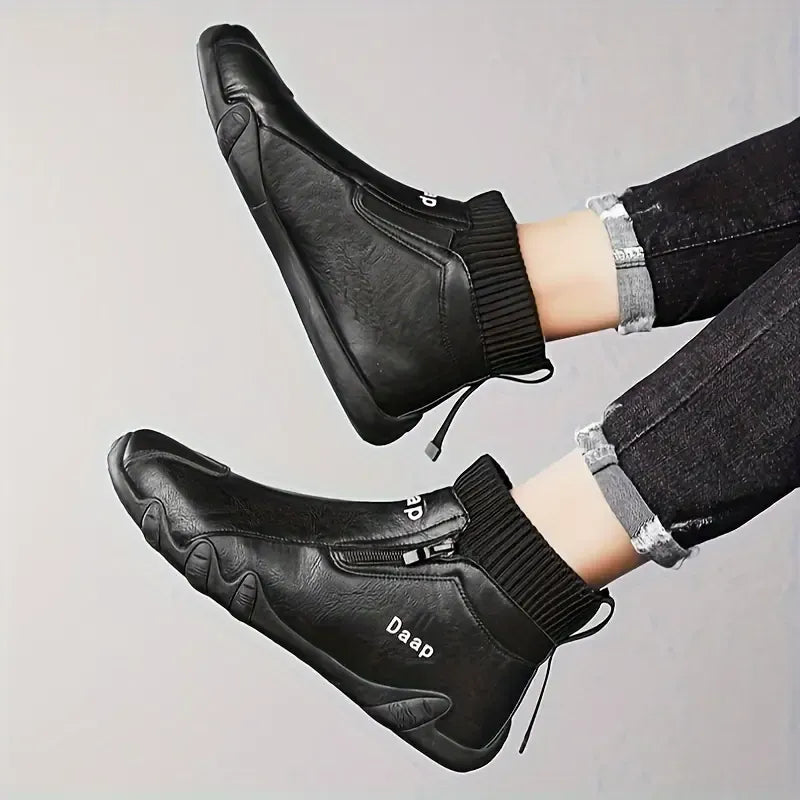 Bottes de neige chaudes pour hommes – Résistantes à l'eau et antidérapantes