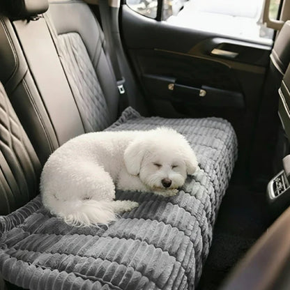 Housse de protection matelassée antidérapante en peluche pour canapé pour animaux de compagnie