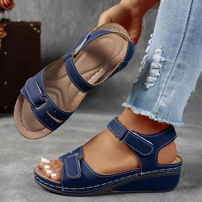 Sandales Compensées de Maintien pour Femme