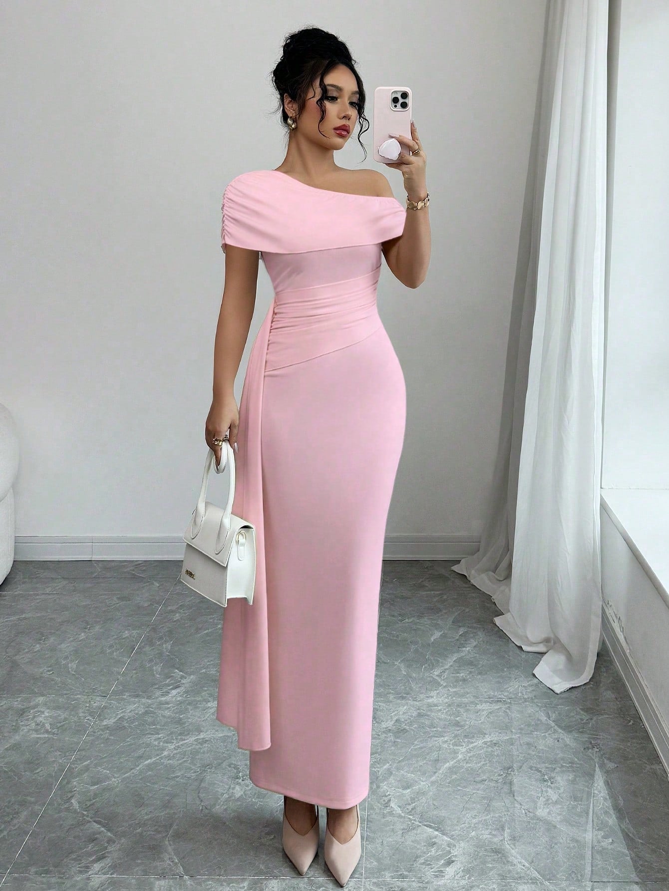 Robe D’Été En Maille Élégante