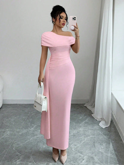 Robe D’Été En Maille Élégante