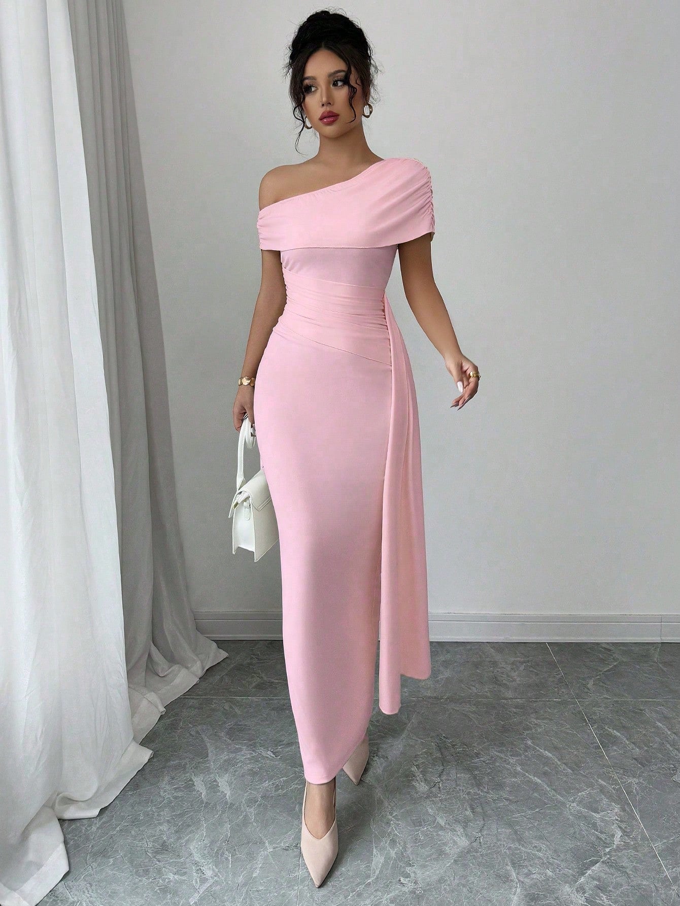 Robe D’Été En Maille Élégante