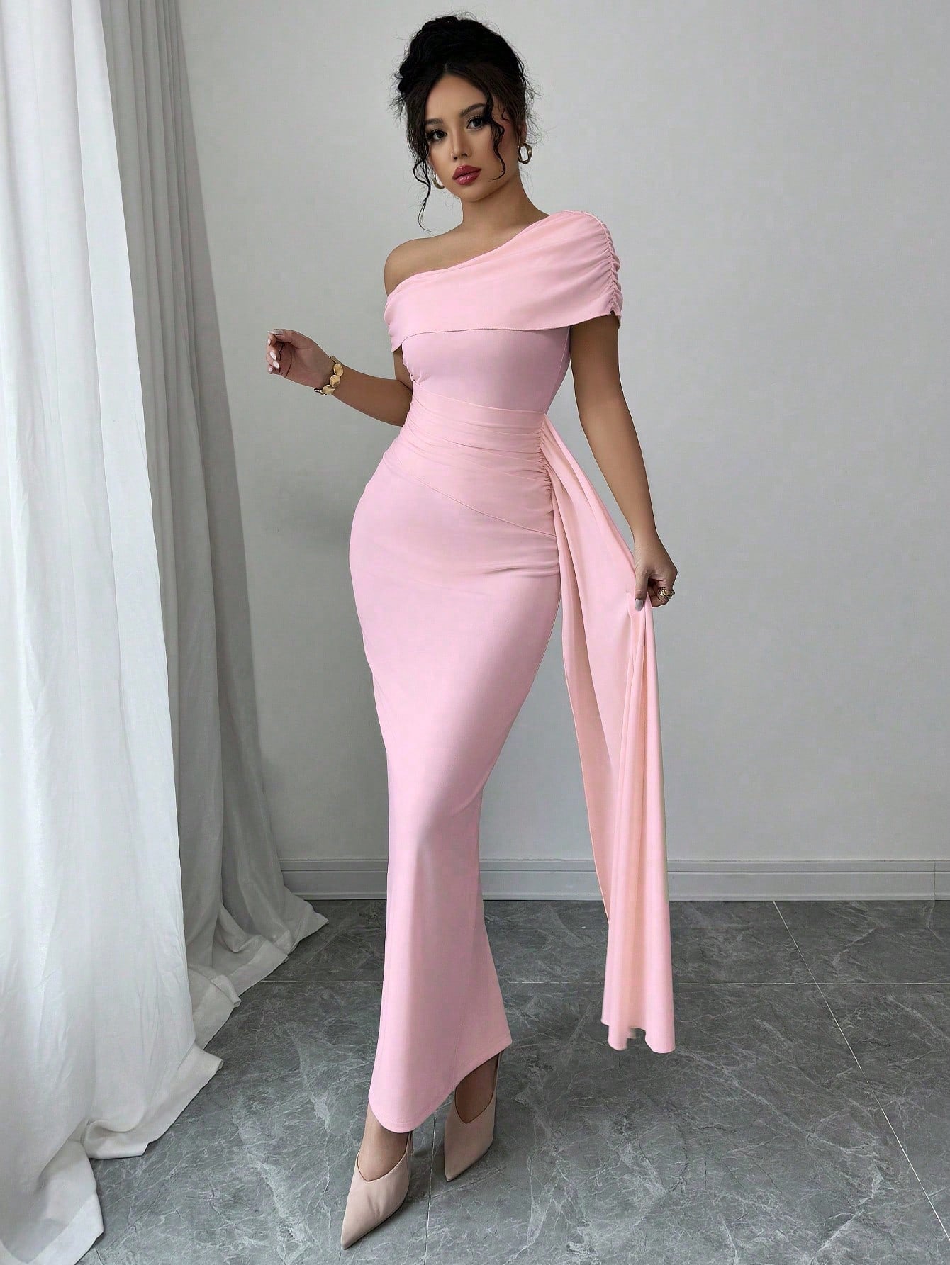 Robe D’Été En Maille Élégante