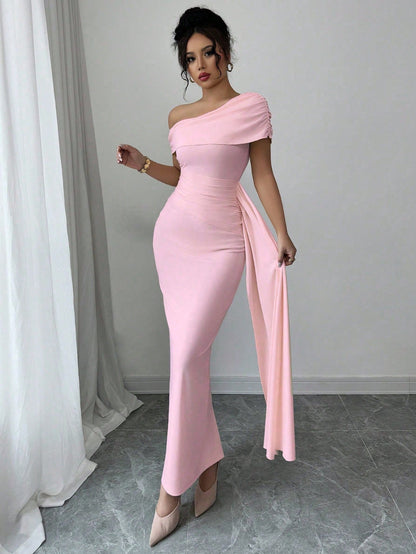 Robe D’Été En Maille Élégante