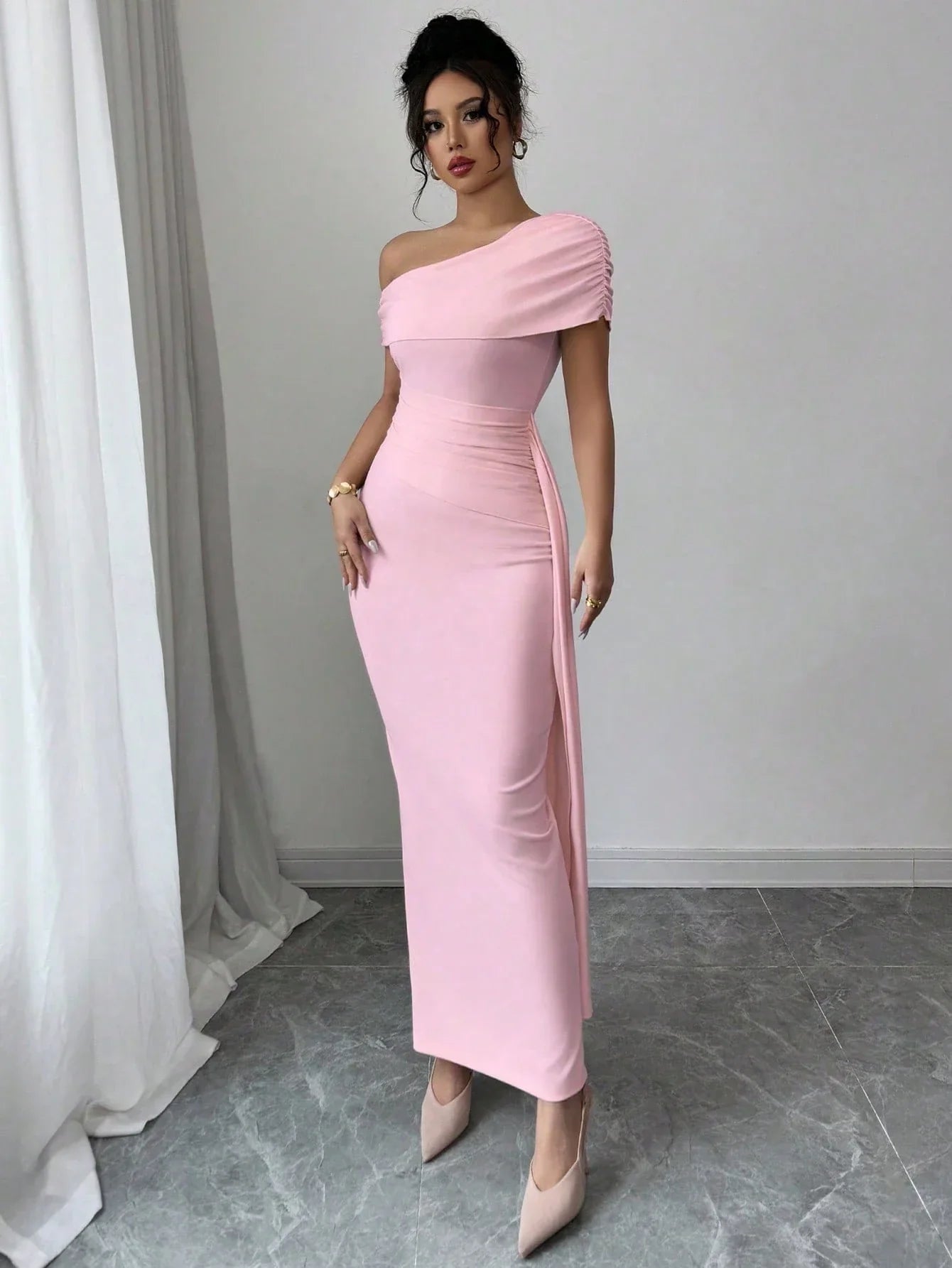 Robe D’Été En Maille Élégante