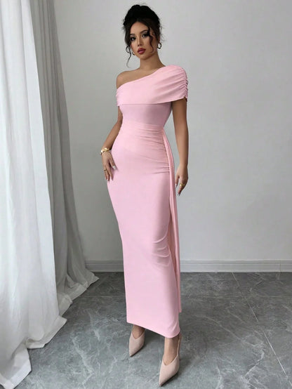 Robe D’Été En Maille Élégante