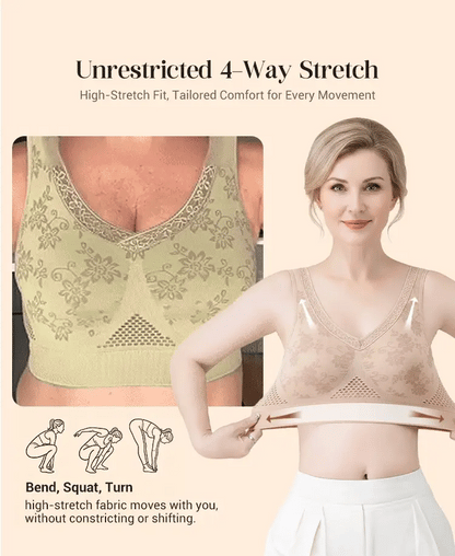 Soutien-gorge de Maintien Sans Armatures en Dentelle