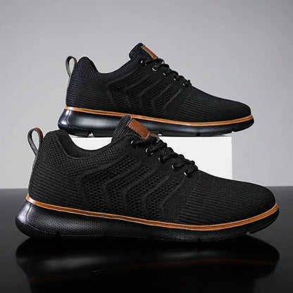 Baskets montantes respirantes en maille pour hommes