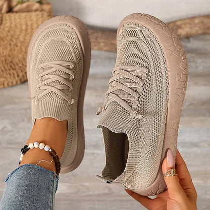 Baskets légères en maille pour femmes