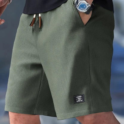 Short d'été décontracté à cordon de serrage pour homme