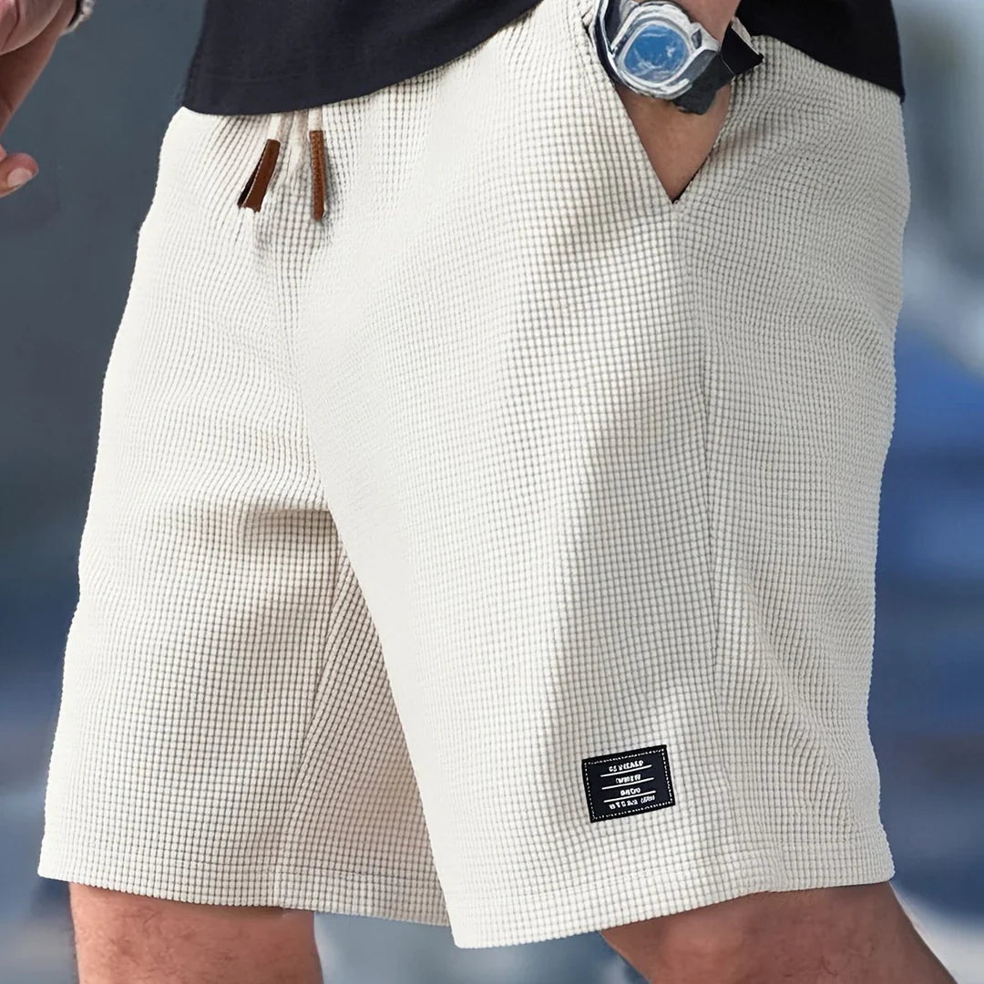 Short d'été décontracté à cordon de serrage pour homme