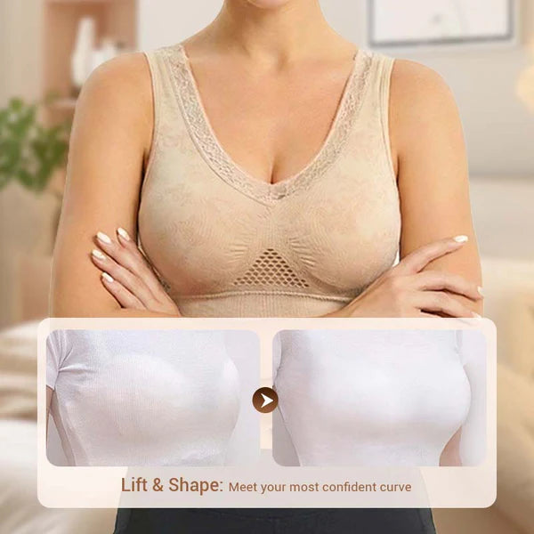 Soutien-gorge de Maintien Sans Armatures en Dentelle
