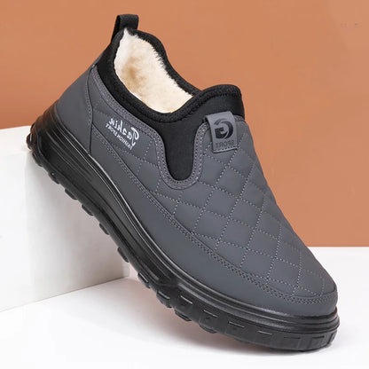 Chaussures d'hiver résistantes à l’eau pour hommes – Chaudes, antidérapantes et avec soutien confortable