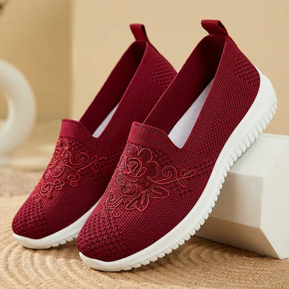 Ballerines confortables Rose pour femmes