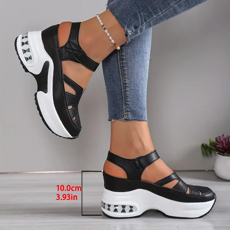 Sandales rembourrées confortables pour femmes, pour un usage quotidien