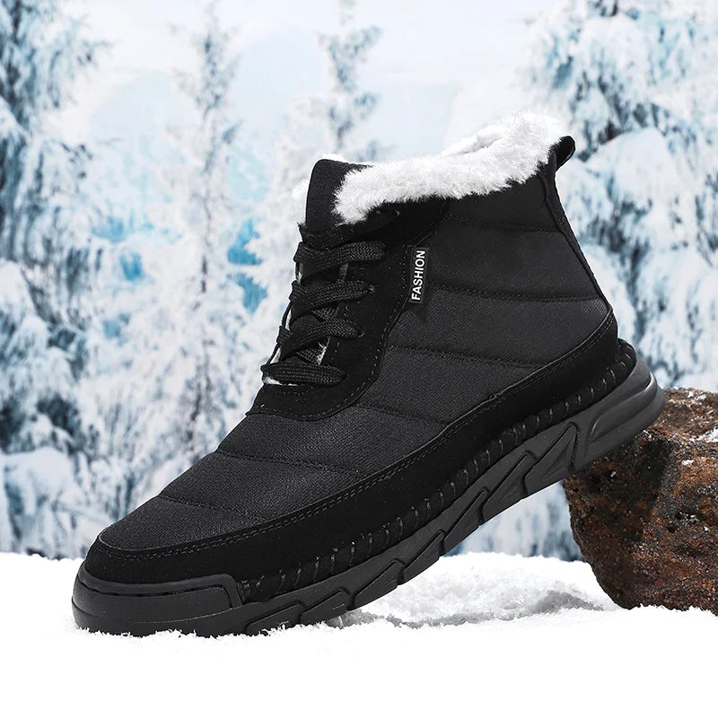 Bottes de travail et de randonnée imperméables, antidérapantes et thermiques pour hommes
