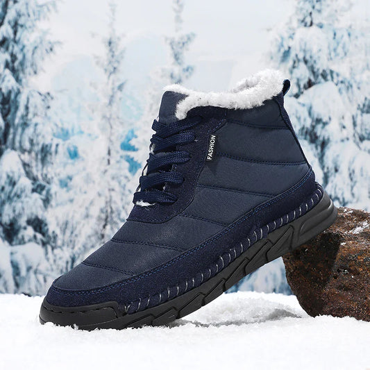 Bottes de travail et de randonnée imperméables, antidérapantes et thermiques pour hommes