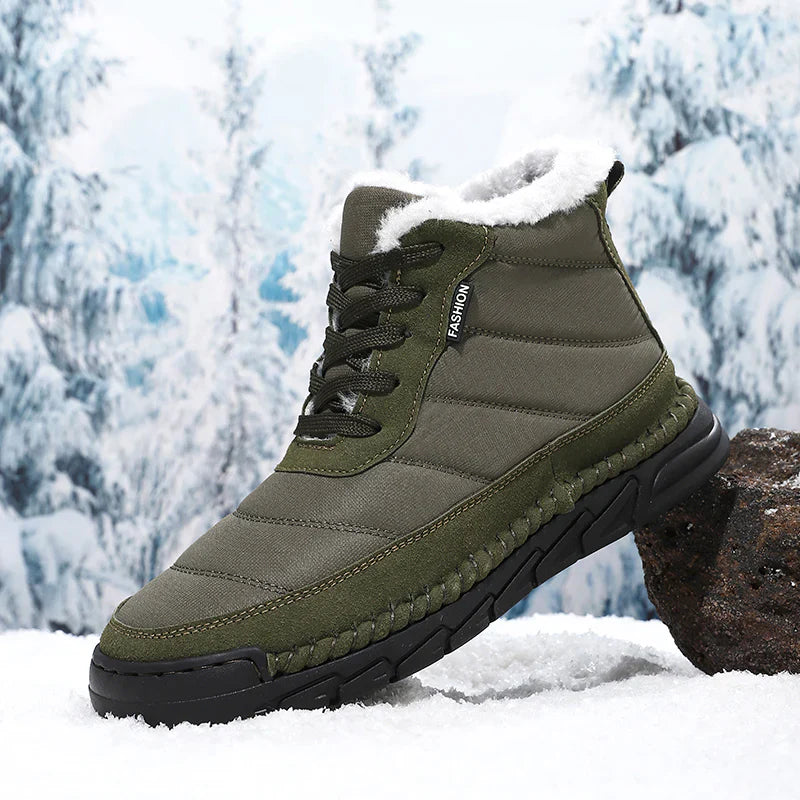 Bottes de travail et de randonnée imperméables, antidérapantes et thermiques pour hommes