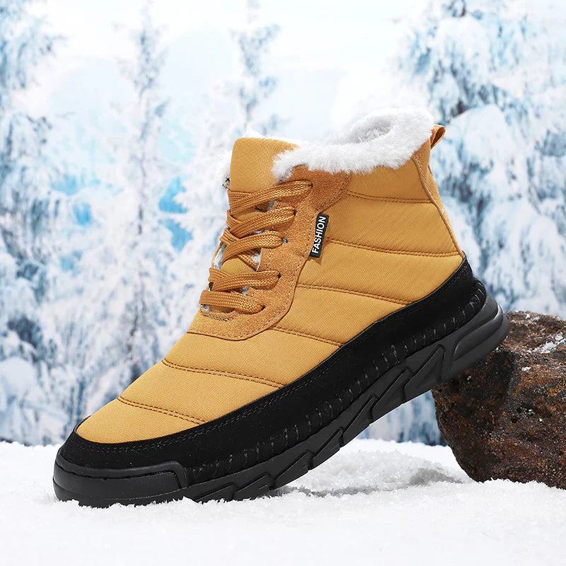 Bottes de travail et de randonnée imperméables, antidérapantes et thermiques pour hommes