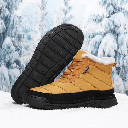 Bottes de travail et de randonnée imperméables, antidérapantes et thermiques pour hommes
