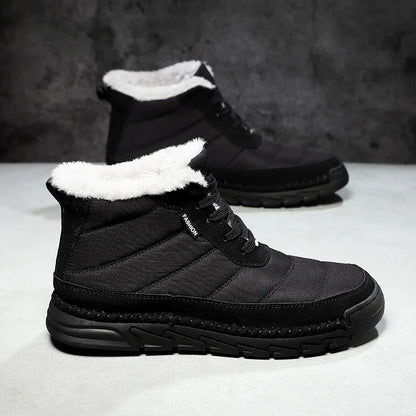 Bottes de travail et de randonnée imperméables, antidérapantes et thermiques pour hommes