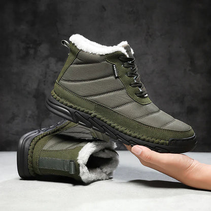 Bottes de travail et de randonnée imperméables, antidérapantes et thermiques pour hommes