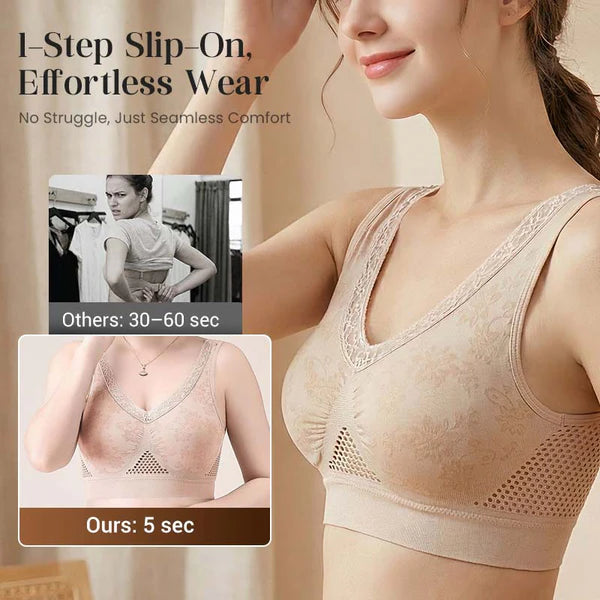Soutien-gorge de Maintien Sans Armatures en Dentelle