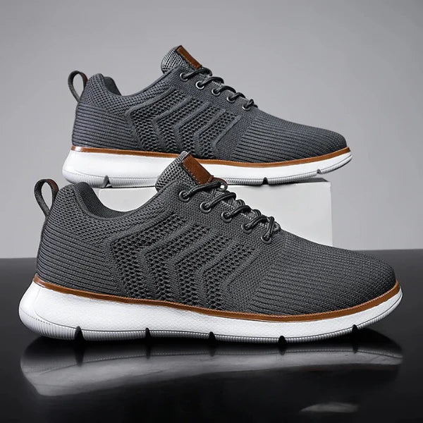 Baskets montantes respirantes en maille pour hommes