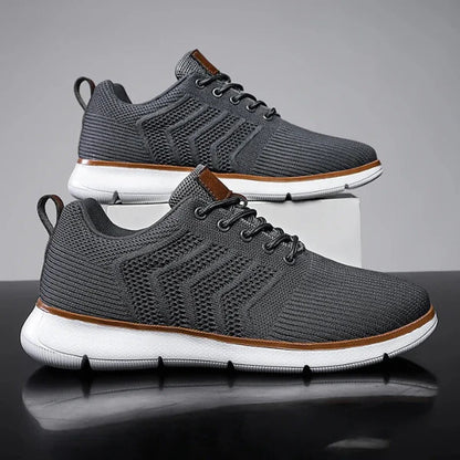 Baskets montantes respirantes en maille pour hommes